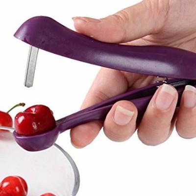 Cherry Pitter Tool Olive Pit Remover Fruit Seed Corer Kitchen Gadget New Steel