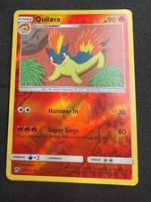 Quilava 41/214 Uncommon Lost Thunder Pokemon Reverse Holo 2018