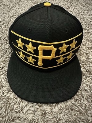 Pittsburgh Pirates 2024 Batting Practice New Era 59FIFTY Black Fitted Hat Size 8