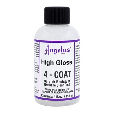 4 Coat Leather Clear Coat Finisher High Gloss 4oz Scratch Resistant
