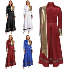 Women's Choir Robe Adult Jumpsuits Party Outfits Stage Performance Preachers