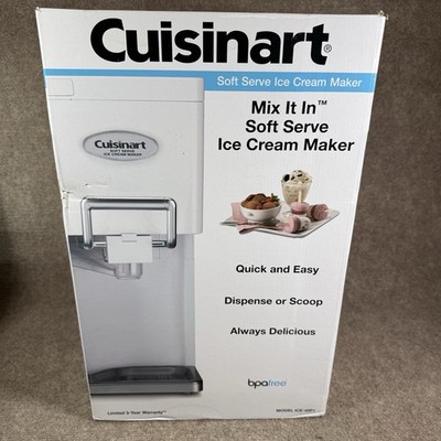 Cuisinart ICE-45 Mix It In Soft Serve 1.5 Quart Ice Cream Maker (New in Box)