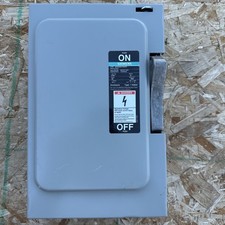 Siemens F351 Ser A 30A 600V 3P Fusible Safety Disconnect Switch Indoor