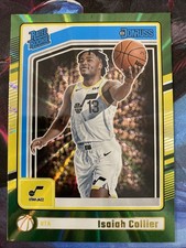 2024-25 Donruss Basketball Holo Laser Green #237 Isaiah Collier Rated Rookie