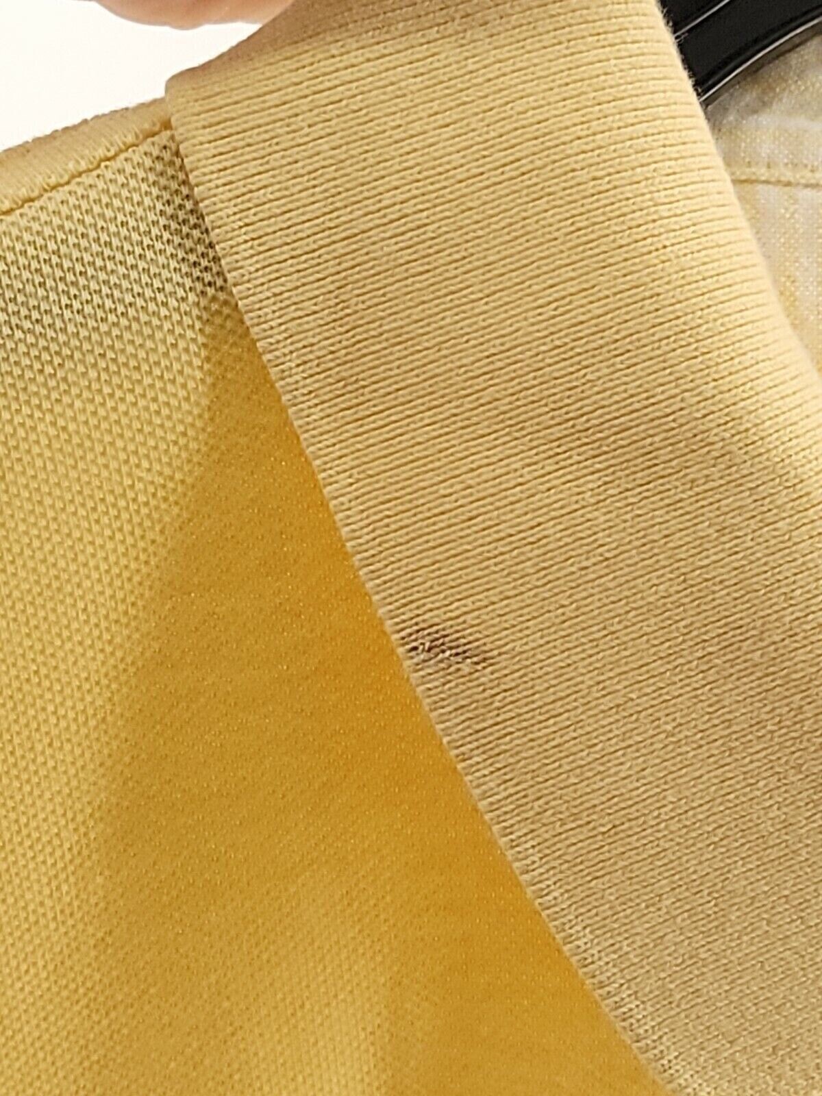 Tommy Hilfiger Mens XL Color Yellow Short Sleeve With Logo Polo Shirt thumbnail 4