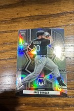 2022 Panini Mosaic - Rookies Jake Burger #213 Silver Prizm (RC)