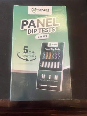 (5 pack) 6 Panel Urine Multi-Drug Test Dip Card