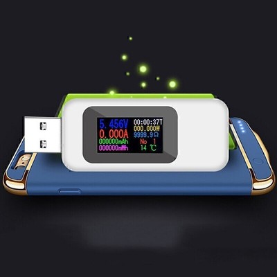 USB Phone Charger Test Meter Current Voltage Power Capacity Measuring Detector