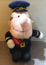 Vtg CVS 1999 Frosty The Snowman Traffic Cop Police  Plush Stuffins 8"