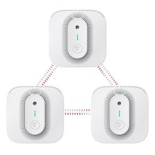 3 Pack X-Sense XP02-WR Wireless Smoke And Carbon Monoxide Alarm