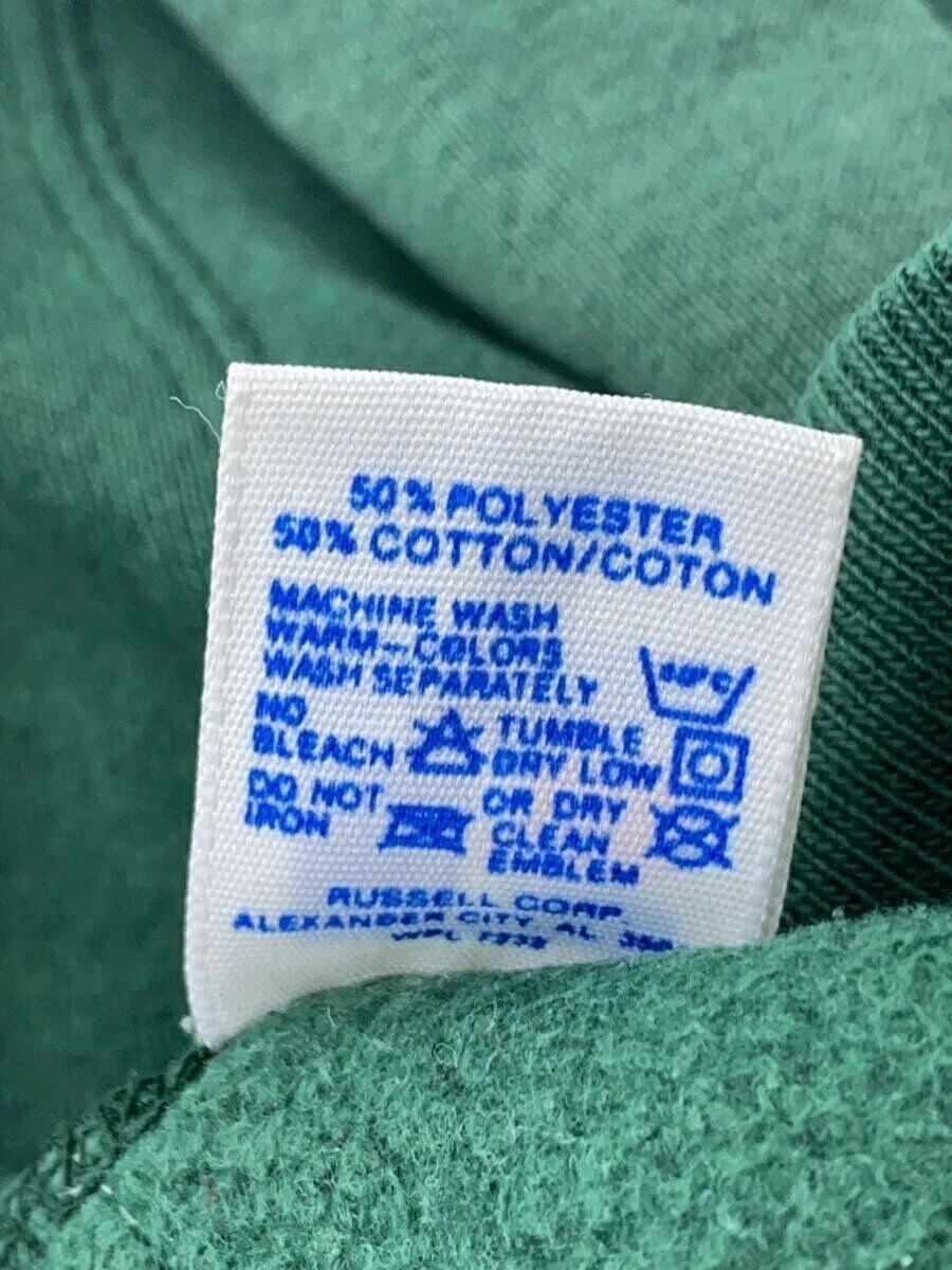 Felpa con cappuccio RUSSELL ATHLETIC USA TRINITY COACH XL COTONE verde usata