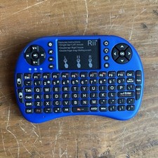 Rii RT-MWK08+ Mini Wireless Keyboard Built-In...