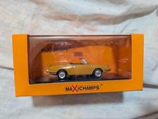 MAXICHAMPS Fiat 850 Spider 1968 1/43 Yellow Model Pre-Owned 14+