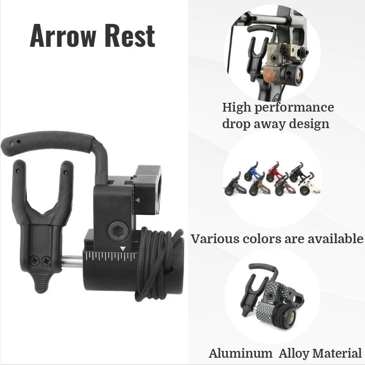 Drop Away Arrow Rest Launcher Adjustable Archery CompoundBow Hunting Target R/LH - Image 2 of 4