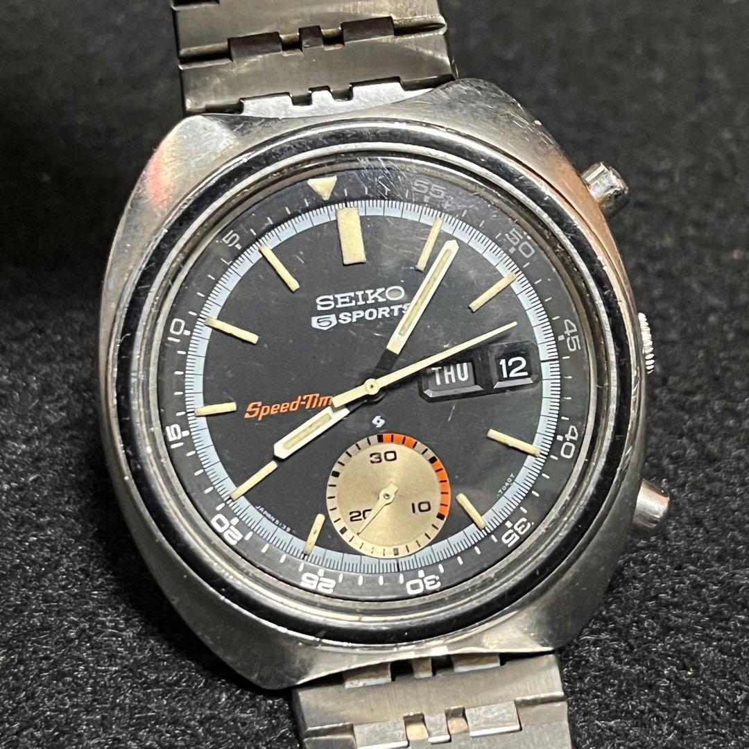 42mm Speed Watch Used 5 6139-7020 Timer Sports Seiko Automatic - VintageWatches.PK 42mm Speed Watch Used 5 6139-7020 Timer Sports Seiko Automatic - vintagewatches.pk