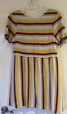 Madewell Dress Size 4 Stripes Lined Side Pockets