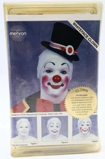 Mehron Whiteface Clown Makeup Kit Professional Clown / Face Paint / Stage Makeup