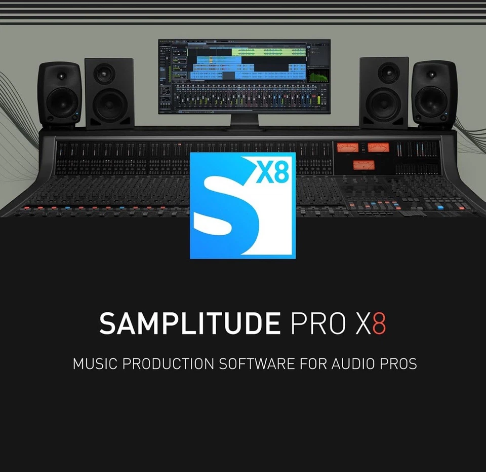 MAGIX-SAMPLITUDE PRO X8- FULL VERSION-BRAND NEW UNUSED LICENSE-Sealed! - Image 2 of 4