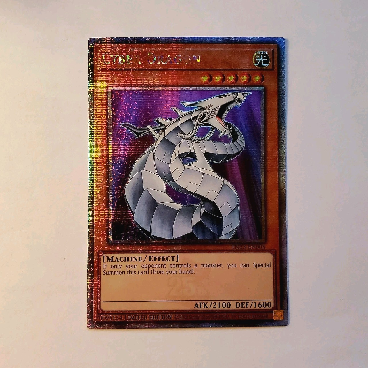 Cyber Dragon 25th Anniv Secret Rare TN23-EN005 NM from Tin