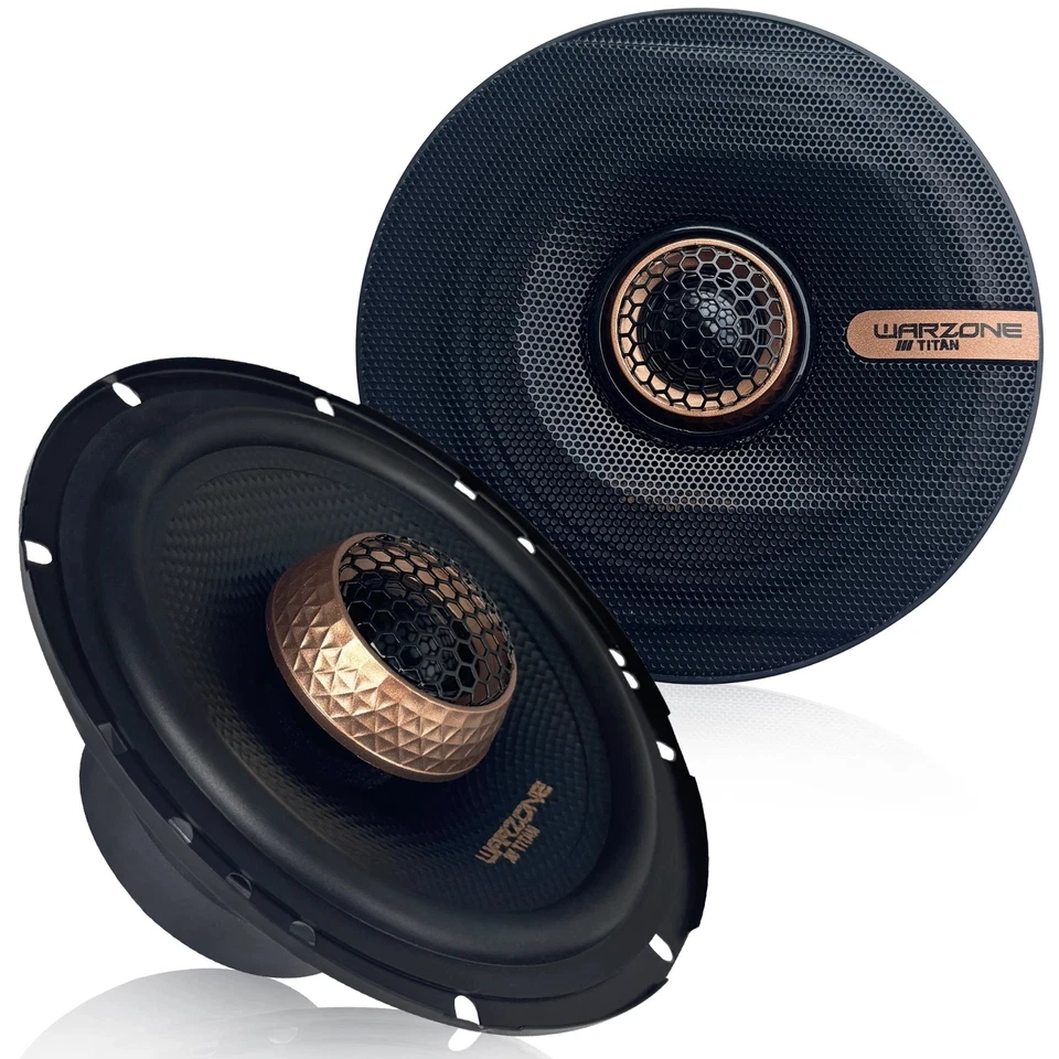 Warzone WZ65PTi 6.5" 4Ω Coaxial Car Speakers 900W Max Power (Pair – 2 Speakers) - Image 2 of 4