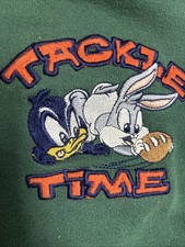 Warner Bros Looney Tunes Football Y2k 2003 Pullover Sweatshirt 12M Boys
