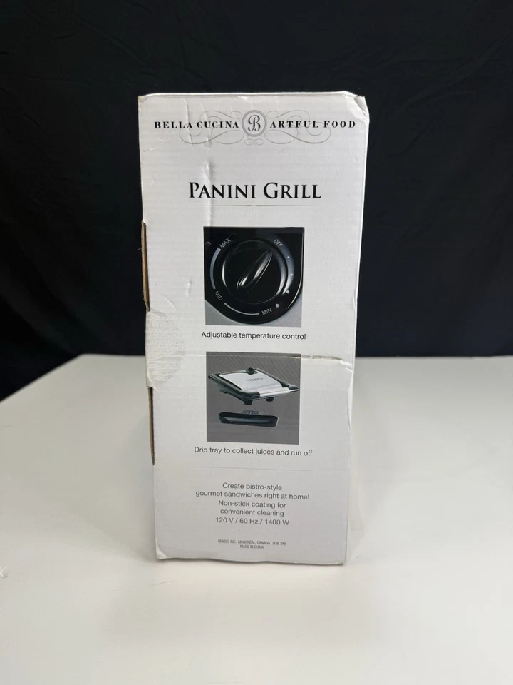 Bella Cucina Artful Food Panini Grill Artículo #13267 Foto 4 de 4