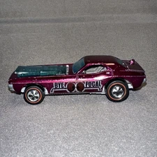 ORIGINAL VINTAGE 1960'S 1970'S MATTEL HOT WHEELS REDLINE VDESIRABLE " BYE FOCAL"