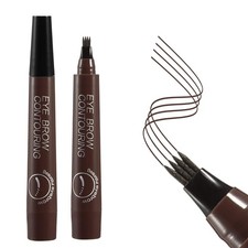 Liquid Eyebrow Pen, Waterproof Microblading Eyebrow Pencil with a Micro-Fork ...