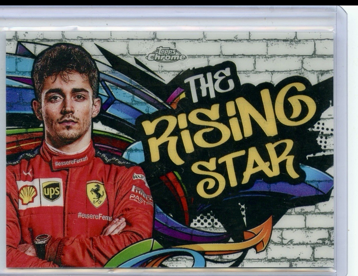 2020 Topps Chrome Formula 1 #TT-4 Charles Leclerc Track Tags