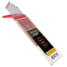 TOOLIOM TIG Tungsten Welding Tungsten Electrodes Tungsten 3/32” x 7” 10-Pack