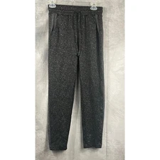 Boys Rewash sweatpants crop style SMALL elastic waist black and white dotted 