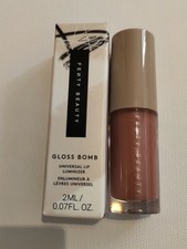 NIB FENTY BEAUTY RIHANNA GLOSS BOMB UNIVERSAL LIP LUMINIZER FUSSY 02 MINI .07 OZ
