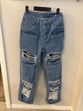 Levi's Women's Jeans, Size 33, Blue, Wide-Leg, High-Rise