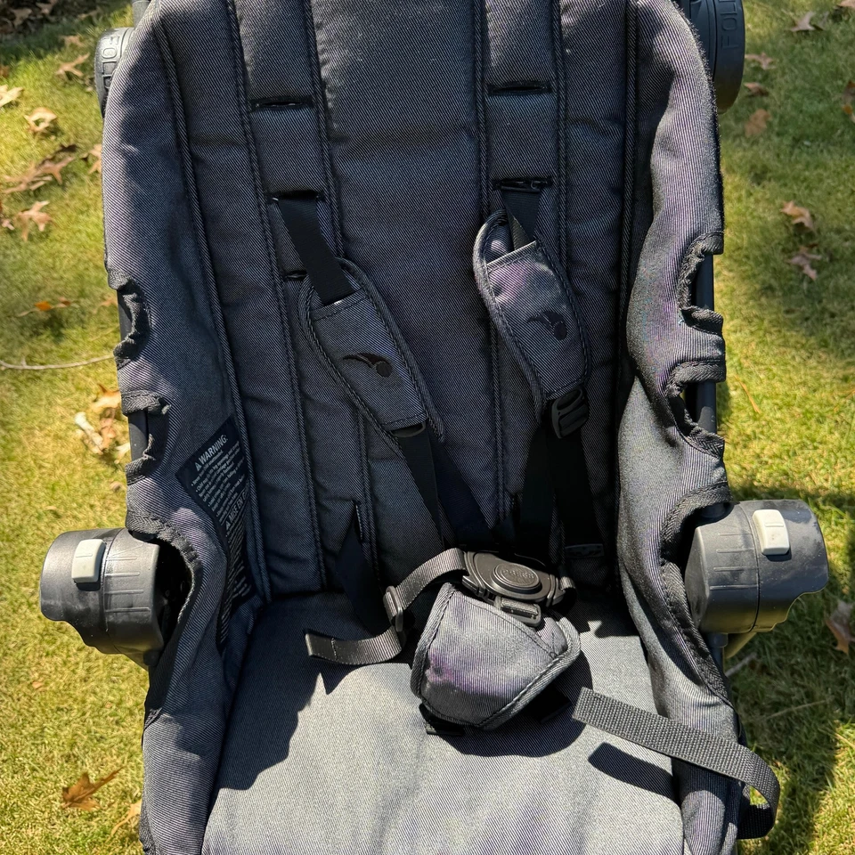 Baby Jogger City Select Double Stroller Black Two Seats Adjustable Canopy 2015 - Image 4 of 4