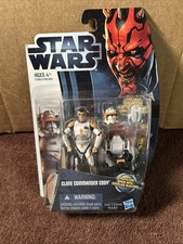 Hasbro 2012 Star Wars Clone Wars Clone Commander Cody Figure CW7 Damage Box