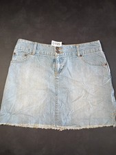 Route 66 Women's Denim Skirt Size 8 Blue Jean Cotton Blend