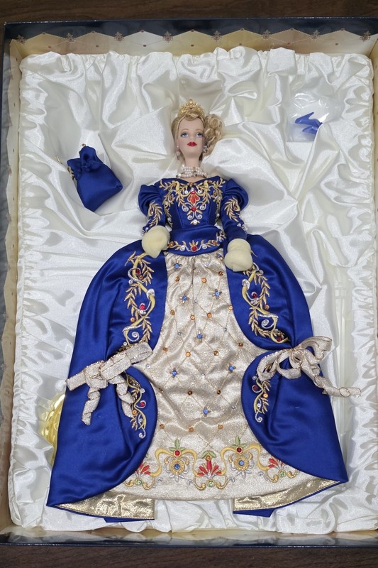 1998 Faberge Imperial Elegance Porcelain Barbie Doll & Egg & COA Limited Edition
