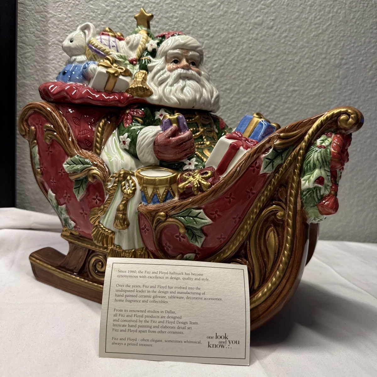 fitz and floyd large santa products for sale | eBay