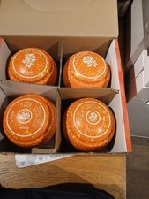 Taylor Ace Size 1  Heavy Amber White Rings with Rose emblem