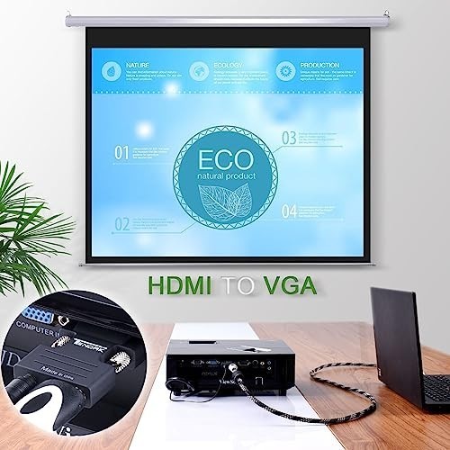 HDMI Female to VGA Male Video Adapter HD 1080p Audio Converter for Laptop PC DVD