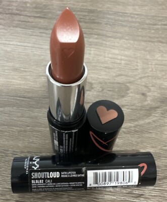 NYX PROFESSIONAL MAKEUP Shout Loud Satin Lipstick #SLSL02 Cali ~ New