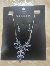 Windsor rainston necklace set