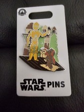Disney Pin 2023 - Star Wars - A New Hope - C3PO with Ewoks