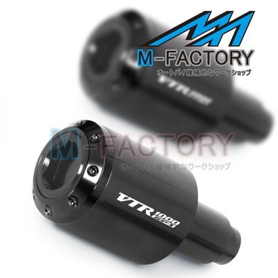 CNC ATOM Bar End Sliders For VTR1000 SP1 SP2 01-07 06 05
