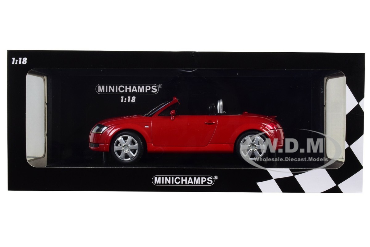 1999 AUDI TT ROADSTER RED LTD 300 PCS 1/18 DIECAST CAR BY