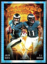 2024 Panini Phoenix - Treasured Tandems Hyper Jalen Hurts, A.J. Brown  Eagles