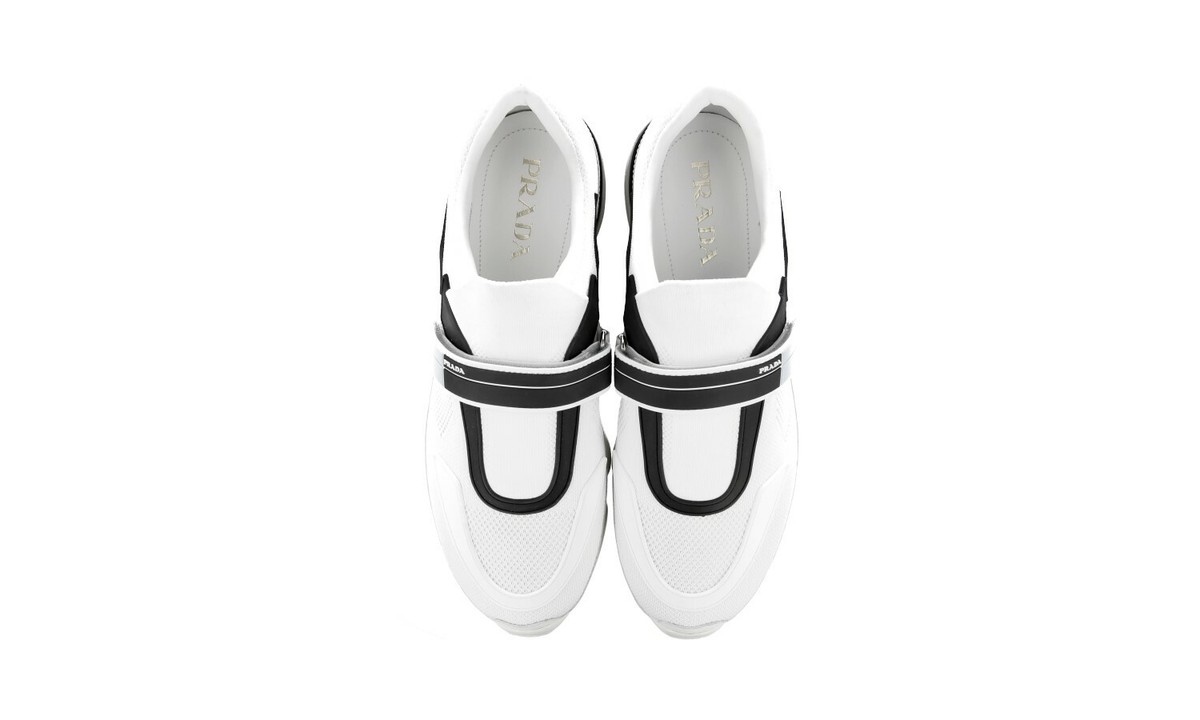 AUTH LUXURY PRADA CLOUDBUST SNEAKERS SHOES 2OG064 WHITE