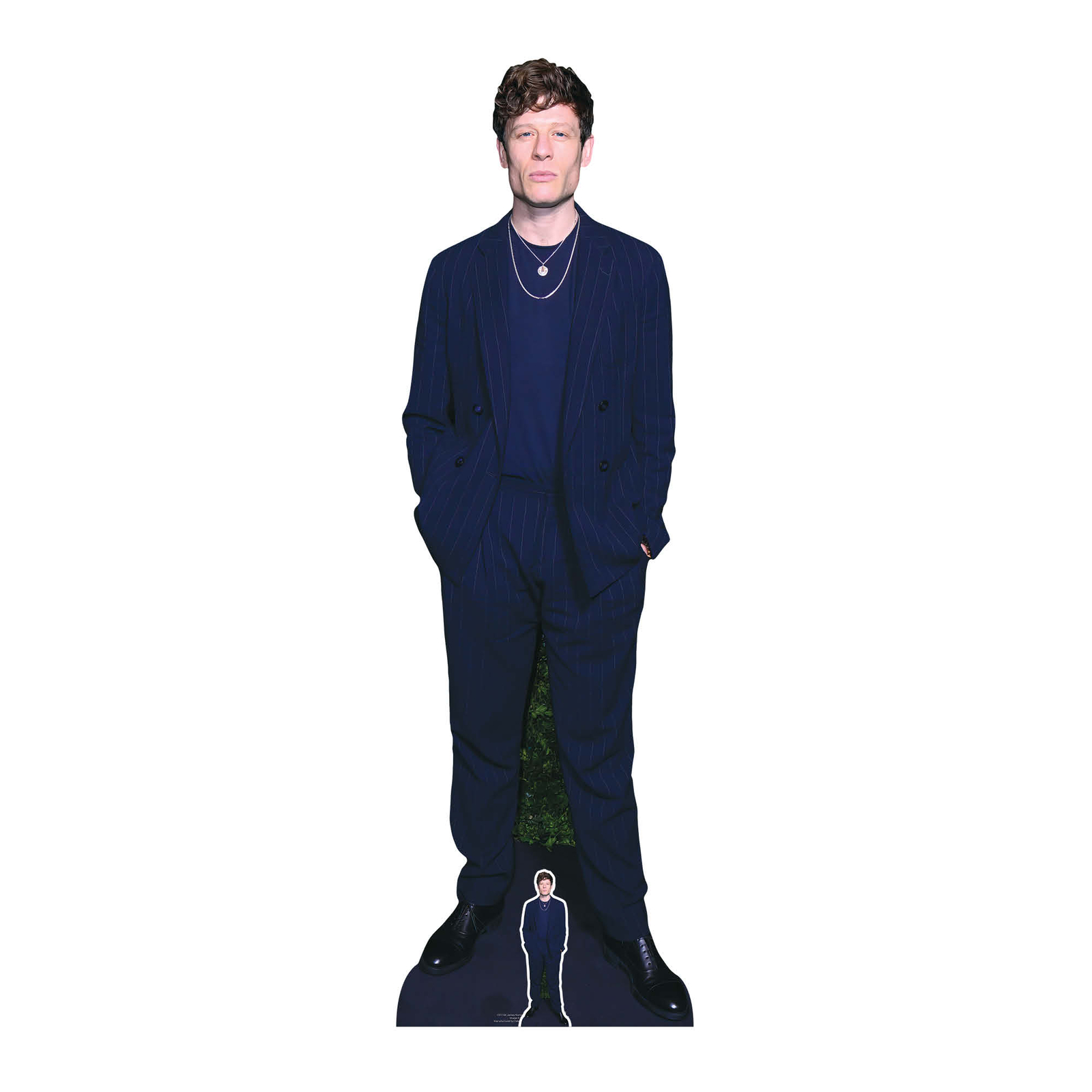 James Norton Blue Suit Lifesize Cardboard Cutout with Free Mini Standee