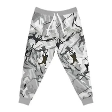 grey camo design pants