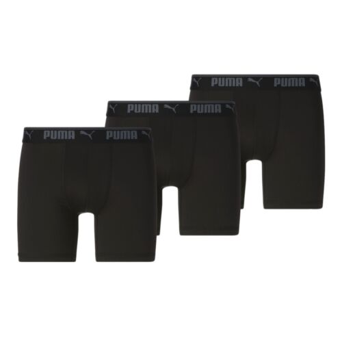 Puma Performance Training Fit Boxer Brief 3 Pack Black Men's Size XL 40-42